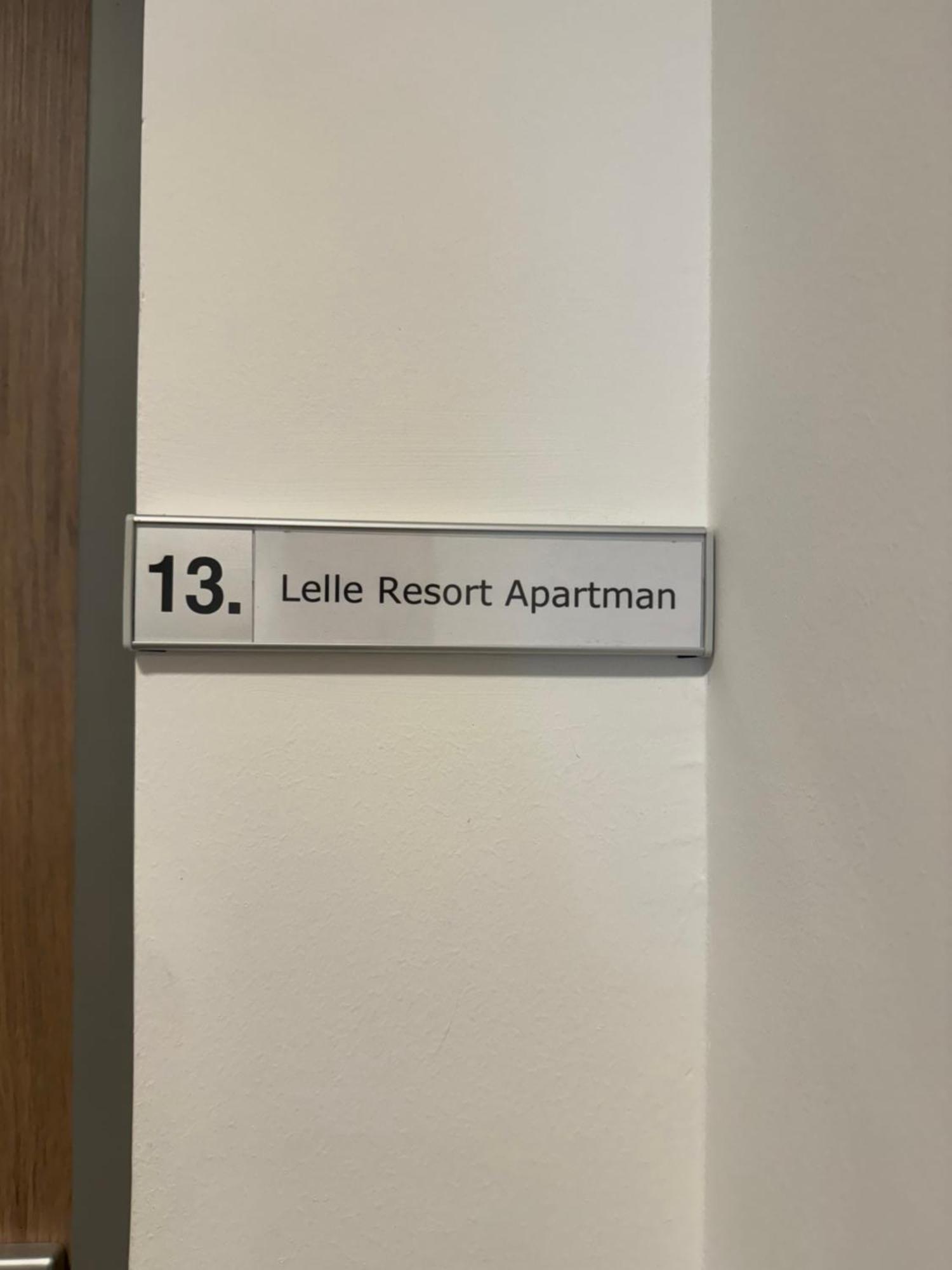 Lelle Resort Apartman Balatonlelle Eksteriør billede